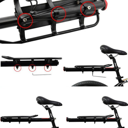 Ripiano per biciclette Accessori per attrezzature da ciclismo Ripiano posteriore per mountain bike, Bicycle Rear Shelf