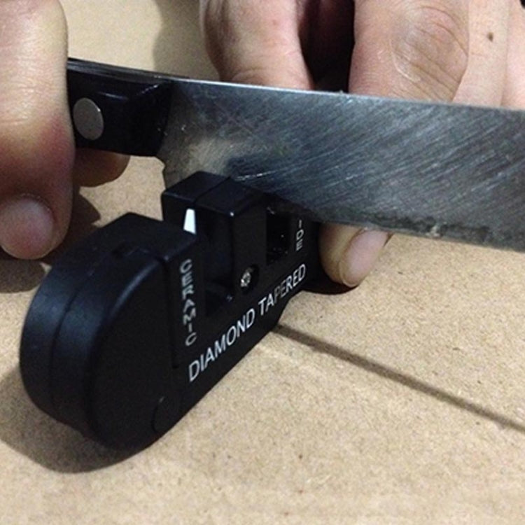 Strumento EDC per affilare i coltelli multifunzione portatile esterno da 2 pezzi, Knife Sharpener