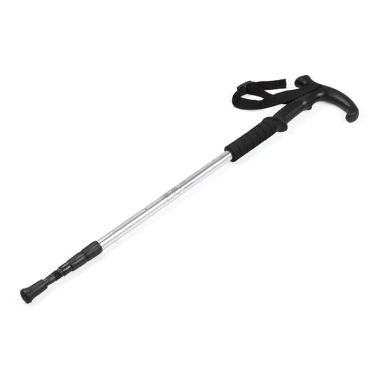 Tre bastoncini da trekking all'aperto retrattili da 132 cm telescopici, Red#132cm, Blue#132cm, Silver#132cm, Black#132cm