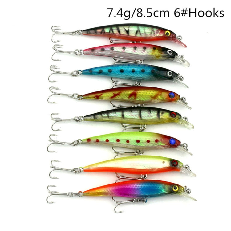 HENGJIA Set002 43 Pezzi Set di Paillettes Paillettes in Metallo Esche False Set di Esche da Pesca per Spigola Fresca, Lunghezza: da 5 a 10,5 cm, in Scatola