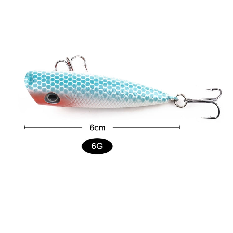 HENGJIA PO035 6 cm/6 g Simulazione Esche rigide Esche da pesca Esche da attrezzatura adatte per acqua salata e acqua dolce, PO035 1#, PO035 2#, PO035 3#, PO035 4#, PO035 5#