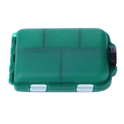 HENGJIA qt061-1 Scatola per attrezzatura da pesca per riporre gli attrezzi da pesca a conchiglia a dieci griglie, qt061-1